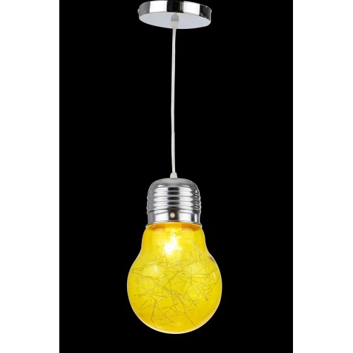 Wired Yellow Light Bulb Mini Pendant Light